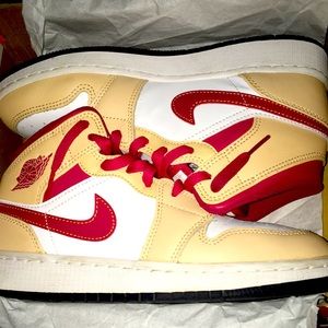 The brand is air Jordan the size is 5y